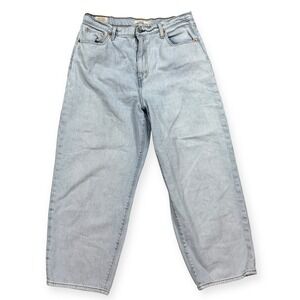 Levi's Premium Jeans Women's 29x26 Blue Denim Light Wash High Rise Balloon Leg